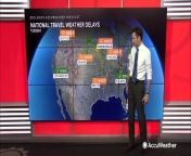 If you have travel plans on April 16, AccuWeather&#39;s Geoff Cornish has the details on how weather could get in the way.