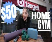 Toms&#39; Guide&#39;s Katie Kozuch has been tasked of building a home gym for under &#36;50 with items from Target!