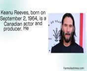 Keanu Reeves Fan Mail Address&#60;br/&#62;&#60;br/&#62;Link: https://fanmailaddress.com/keanu-reeves-fan-mail-address/&#60;br/&#62;&#60;br/&#62;Welcome to our platform dedicated to the iconic Keanu Reeves! Are you eager to connect with the legendary actor and express your admiration for his incredible performances? You&#39;re in the right place! Here, we provide you with the essential details, including Keanu&#39;s official fan mail address. Take this opportunity to send your messages, letters, and words of appreciation directly to Keanu and join our community of devoted fans. Subscribe now and start sharing your love for Keanu Reeves today!
