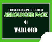 DOWNLOAD LINK: https://www.voicebosch.com/soundbiter/videogame&#60;br/&#62;&#60;br/&#62;WARLORD is a video game announcer pack that features original voice recordings by VoiceBosch. Free to use, but conditions apply (see bottom of description). &#60;br/&#62;&#60;br/&#62;Tracklist:&#60;br/&#62;1. Start&#60;br/&#62;2. Rampage&#60;br/&#62;3. Double Kill&#60;br/&#62;4. Triple Kill&#60;br/&#62;5. Dominating&#60;br/&#62;6. Unstoppable&#60;br/&#62;7. Target Locked&#60;br/&#62;8. First Blood&#60;br/&#62;9. Headshot&#60;br/&#62;10. Kill shot&#60;br/&#62;11. Pay Load Delivered&#60;br/&#62;12. Team Deathmatch&#60;br/&#62;13. Elimination&#60;br/&#62;14. Capture the Flag&#60;br/&#62;15. Last Man Standing&#60;br/&#62;16. Precision Kill&#60;br/&#62;17. Objective Completed&#60;br/&#62;18. Enemy Eliminated&#60;br/&#62;19. Round Winner&#60;br/&#62;20. Mission Failed&#60;br/&#62;21. Tango Down&#60;br/&#62;22. Mission Accomplished&#60;br/&#62;23. Final Stand&#60;br/&#62;24. Annihilation&#60;br/&#62;25. Payback&#60;br/&#62;26. Eradication&#60;br/&#62;27. Revenge Kill&#60;br/&#62;28. Target Secured&#60;br/&#62;29. Game Over&#60;br/&#62;&#60;br/&#62;VIDEO GAME SOUND EFFECTS&#60;br/&#62;Original sound effects made for video games and general content creation; these announcer-style voiceovers can be key to building an immersive experience.&#60;br/&#62;&#60;br/&#62;MANY MORE SOUND EFFECTS AVAILABLE!&#60;br/&#62;The SoundBiter channel features an ever-growing library of original, royalty-free sound effects that are recorded and produced by VoiceBosch. Be sure to subscribe to the channel for ongoing content updates.&#60;br/&#62;&#60;br/&#62;Available for hire - customized voice recordings&#60;br/&#62;&#60;br/&#62;Website: www.voicebosch.com&#60;br/&#62;Business inquiries: voicebosch@gmail.com&#60;br/&#62;&#60;br/&#62;&#60;br/&#62;TERMS OF USE:&#60;br/&#62;&#60;br/&#62;1. Restrictions on Commercial Use: You are welcome to use these sound effects in your projects. However, selling these sound effects in their original form for commercial gain or claiming ownership over them is prohibited.&#60;br/&#62;&#60;br/&#62;2. Ownership and Copyright: All rights, title, and interest in the sound effects remain with the creator, and they are protected by copyright law.&#60;br/&#62;&#60;br/&#62;3. Voice Usage: Use or replication of the voices featured on SoundBiter with AI or any other speech generating software is not permitted.&#60;br/&#62;&#60;br/&#62;4. Credit Appreciated: Not required [Preferred attribution: VoiceBosch]&#60;br/&#62;&#60;br/&#62;5. Termination: The creator reserves the right to terminate this license if the terms are violated.&#60;br/&#62;&#60;br/&#62;6. Liability: The creator shall not be held liable for any damages resulting from the use or inability to use these sound effects.&#60;br/&#62;&#60;br/&#62;7. Subscribe to SoundBiter: Your support is valued, and I&#39;m grateful for it!