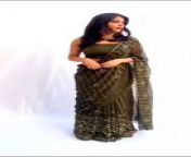 SAREE FABRIC- Georgette || FASHION SHOW from hot aunty in saree soyagam