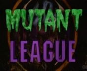 Mutant League is an animated series based on the video games Mutant League Football and Mutant League Hockey which aired from July 2, 1994 to February 24, 1996.[1] The show ran for two seasons, with the second typically incorporating more poignant stories and issues, while the first seemed somewhat hodgepodge with little regard for continuity (the Monsters have one win streak that ends twice, for instance). There are forty episodes in all, thirteen in Season 1 and twenty-seven in Season 2.[2] The series was distributed by Claster Television and produced by Franklin/Waterman 2 Productions in association with Electronic Arts.&#60;br/&#62;&#60;br/&#62;During a football game, an earthquake reveals buried toxic waste, and the fumes cause all of the attendees and players to mutate, including young Bones Justice (Bones Jackson in the games). A sports federation based around the superhuman beings, the Mutant League, is formed and Bones grows up to play for the Midway Monsters. Corrupt league commissioner Zalgor Prigg constantly schemes to get the popular athlete to play for any one of the four teams he owns (Slayers, Evils, Derangers or Ooze), or if nothing else discredit him for refusing to join. Bones&#39; search for his father and his personal quest to bring order to the league, are subplots throughout the series. Several other characters from the games such as Razor Kidd, Mo and Spew, K.T. Slayer, Grim McSlam and Coach McWimple regularly appear in the show.&#60;br/&#62;&#60;br/&#62;Unlike the games, players did not die from their unique approach to contact sports; though frequently maimed to the point of losing body parts, through treatments in a machine called the Rejuvenator which bathed them in toxic chemicals, they would soon be as returned to health. The show also has no robot players (except in one episode where K.T. Slayer was benched by robotic clones of himself) and only five teams; the Monsters, the Slayers, the Ooze, the Derangers and the Screaming Evils. It also has the teams competing in all manner of sports, not just the ones seen in the games. Most commonly Football, but also hockey, basketball, soccer, baseball, volleyball and even monster truck races and sumo wrestling. As with the video games, all of these sports were modified with deathtraps and loose rules on violence to accommodate the near-indestructible nature of the players. Some episodes end with a &#92;