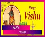 Vishu is also known as the Kerala New Year. It is celebrated with enthusiasm by Malayalis around the globe. As part of the celebrations, Lord Krishna is worshipped on this day. Celebrate Vishu 2024 by sharing Vishu messages, wishes, greetings, images, wallpapers and quotes with family and friends.&#60;br/&#62;