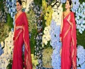 Taapsee Pannu tied the knot with her boyfriend Mathias Boe in a private ceremony recently, the actress was recently spotted at the grand Wedding Reception of Anand Pandit’s Daughter. For the event, Taapsee opted for a vibrant red saree, she looked breathtakingly gorgeous in her ethnic statement ensemble.&#60;br/&#62;&#60;br/&#62;#taapseepannu #taapseepannumarried #redsaree #ethnic #traditional #traditionalfashion #viralvideo #trending #entertainmentnews