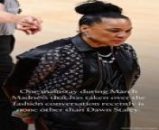 Dawn Staley, the head coach at the University of South Carolina won another NCAA Women’s Basketball Tournament National Championship alongside her team. With the nation watching, she’s pulled off memorable style moments featuring pieces by Louis Vuitton, R13, and Gucci to name a few brands.