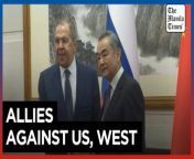 Chinese, Russian top diplomats meet to deepen ties&#60;br/&#62;&#60;br/&#62;Russian Foreign Minister Sergei Lavrov meets with Chinese counterpart Wang Yi to enhance cooperation amidst Russia&#39;s increasing isolation due to the Ukraine war. Both countries have been strengthening diplomatic relations, aligning against the West and the United States.&#60;br/&#62;&#60;br/&#62;Video by AFP&#60;br/&#62;&#60;br/&#62;Subscribe to The Manila Times Channel - https://tmt.ph/YTSubscribe &#60;br/&#62; &#60;br/&#62;Visit our website at https://www.manilatimes.net &#60;br/&#62; &#60;br/&#62;Follow us: &#60;br/&#62;Facebook - https://tmt.ph/facebook &#60;br/&#62;Instagram - https://tmt.ph/instagram &#60;br/&#62;Twitter - https://tmt.ph/twitter &#60;br/&#62;DailyMotion - https://tmt.ph/dailymotion &#60;br/&#62; &#60;br/&#62;Subscribe to our Digital Edition - https://tmt.ph/digital &#60;br/&#62; &#60;br/&#62;Check out our Podcasts: &#60;br/&#62;Spotify - https://tmt.ph/spotify &#60;br/&#62;Apple Podcasts - https://tmt.ph/applepodcasts &#60;br/&#62;Amazon Music - https://tmt.ph/amazonmusic &#60;br/&#62;Deezer: https://tmt.ph/deezer &#60;br/&#62;Tune In: https://tmt.ph/tunein&#60;br/&#62; &#60;br/&#62;#TheManilaTimes&#60;br/&#62;#tmtnews &#60;br/&#62;#china &#60;br/&#62;#russia