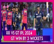 Gujarat Titans handed Rajasthan Royals their first defeat of the season as they trumped the inaugural IPL winners by three wickets in Jaipur. Rashid Khan starred with both bat and ball to shine in Gujarat&#39;s victory.&#60;br/&#62;