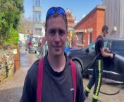 Crediton Firefighter Neil Hargreaves talks about fundraising for The Fire Fighters Charity. Video by Alan Quick