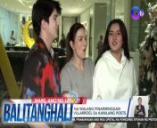 Nag-react na ang Legaspi twins sa usap-usapang posts nina Cassy at mommy Carmina Villarroel!&#60;br/&#62;&#60;br/&#62;&#60;br/&#62;Balitanghali is the daily noontime newscast of GTV anchored by Raffy Tima and Connie Sison. It airs Mondays to Fridays at 10:30 AM (PHL Time). For more videos from Balitanghali, visit http://www.gmanews.tv/balitanghali.&#60;br/&#62;&#60;br/&#62;#GMAIntegratedNews #KapusoStream&#60;br/&#62;&#60;br/&#62;Breaking news and stories from the Philippines and abroad:&#60;br/&#62;GMA Integrated News Portal: http://www.gmanews.tv&#60;br/&#62;Facebook: http://www.facebook.com/gmanews&#60;br/&#62;TikTok: https://www.tiktok.com/@gmanews&#60;br/&#62;Twitter: http://www.twitter.com/gmanews&#60;br/&#62;Instagram: http://www.instagram.com/gmanews&#60;br/&#62;&#60;br/&#62;GMA Network Kapuso programs on GMA Pinoy TV: https://gmapinoytv.com/subscribe