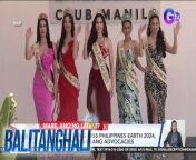Rampa ng Miss Philippines Earth 2024 candidates!&#60;br/&#62;&#60;br/&#62;&#60;br/&#62;Balitanghali is the daily noontime newscast of GTV anchored by Raffy Tima and Connie Sison. It airs Mondays to Fridays at 10:30 AM (PHL Time). For more videos from Balitanghali, visit http://www.gmanews.tv/balitanghali.&#60;br/&#62;&#60;br/&#62;#GMAIntegratedNews #KapusoStream&#60;br/&#62;&#60;br/&#62;Breaking news and stories from the Philippines and abroad:&#60;br/&#62;GMA Integrated News Portal: http://www.gmanews.tv&#60;br/&#62;Facebook: http://www.facebook.com/gmanews&#60;br/&#62;TikTok: https://www.tiktok.com/@gmanews&#60;br/&#62;Twitter: http://www.twitter.com/gmanews&#60;br/&#62;Instagram: http://www.instagram.com/gmanews&#60;br/&#62;&#60;br/&#62;GMA Network Kapuso programs on GMA Pinoy TV: https://gmapinoytv.com/subscribe
