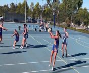 Third quarter action from the round one BFNL A-grade netball contest between Eaglehawk and Golden Square at Canterbury Park.&#60;br/&#62;The Hawks won by 11 goals.&#60;br/&#62;
