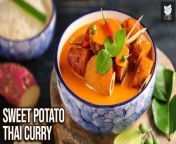 Sweet Potato Thai Curry &#124; How To Make Sweet Potato Red Thai Curry &#124; Red Thai Curry With Sweet Potato &#124; Thai Cuisine &#124; Thai Food &#124; How To Make Thai Food &#124; Thai Recipe &#124; Authentic Thai Recipe &#124; Spicy Thai Curry &#124; Homemade Thai Curry Paste &#124; Thai Curry Recipe &#124; Asian Cuisine &#124; Coconut Sweet Potato Thai Curry Thai Curry &#124; Red Thai Curry &#124; How To Make Thai Style Curry At Home &#124; How To Make Thai Curry &#124; Thai Curry Paste &#124; Asian Cuisine &#124; Asian Recipe &#124; Asian Food Recipes &#124; Sweet Potato Thai Curry Recipe &#124; Veg Recipe &#124; Sweet Potato Curry Recipe &#124; Sweet Potato Recipe &#124; Curry Recipe &#124; Get Curried &#124; The Bombay Chef &#124; Varun Inamdar&#60;br/&#62;&#60;br/&#62;Ingredients:&#60;br/&#62;8 Kashmiri Dried Red Chillies&#60;br/&#62;2 inch Lemon Grass (sliced)&#60;br/&#62;1 inch Galangal(sliced)&#60;br/&#62;Kafir Lime Leaves (chopped)&#60;br/&#62;10-12 Coriander Stems &amp; Roots (chopped)&#60;br/&#62;5-6 Shallots (sliced)&#60;br/&#62;6-8 Garlic Cloves (peeled)&#60;br/&#62;10-12 Birds Eye Chillies&#60;br/&#62;2-3 Sweet Basil Leaves&#60;br/&#62;2-3 Thai Basil Leaves&#60;br/&#62;2-3 Thai Coriander Leaves&#60;br/&#62;1 inch Krachai (sliced)&#60;br/&#62;500 ml Thin Coconut Milk&#60;br/&#62;1 piece Lemon Grass (sliced)&#60;br/&#62;3-4 Sweet Basil Leaves&#60;br/&#62;1 Kafir Lime Leave&#60;br/&#62;5-6 Birds Eye Chillies&#60;br/&#62;3 tbsp Sugar &#60;br/&#62;1 tsp Light Soy Sauce&#60;br/&#62;8-10 Pea Aubergines&#60;br/&#62;juice of ½ Lemon&#60;br/&#62;1 inch Galangal (sliced)&#60;br/&#62;Salt (as per taste)&#60;br/&#62;500 gms Sweet Potatoes (cut into pieces)&#60;br/&#62;Water (as required)&#60;br/&#62;500 ml Thick Coconut Cream