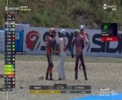 Jack Miller and Franco Morbidelli crash at Jerez from jana cova jacks