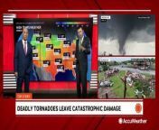 AccuWeather Meteorologist Tony Laubach captured one of the first tornadoes of Friday&#39;s outbreak in Nebraska into Iowa.