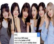 IVE take the WIRED Autocomplete Interview and answer the internet&#39;s most searched questions about themselves. What does IVE mean? When is Yu-jin&#39;s variety show coming? Will they be touring in the US soon? Yu-jin, Gaeul, Rei, Wonyoung, Liz, and Leeseo answer all these questions and much more!