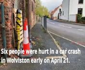 Police issue an appeal for footage after car collides with wall in Wolviston near Billingham.