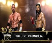 Triple H vs Roman Reigns - Full WrestleMania 39 Sunday Highlights 2024 from riaz h