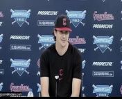 Guardians&#39; starting pitcher Cal Quantrill discusses his outing against the Oakland Athletics following the 6-3 victory.