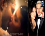 Mauro Icardi and his wife, Wanda Nara, have risked receiving an Instagram ban after the pair posted a raunchy video kissing in the shower on Instagram. &#60;br/&#62;&#60;br/&#62;The pair, who married back in May 2014, boast a combined 28.8million Instagram followers and jointly posted the video online. &#60;br/&#62;&#60;br/&#62;Wanda, 27, a football agent who has managed the former Paris Saint-Germain star in the past, had previously been married to Icardi&#39;s former Sampdoria team-mate Maxi Lopez, with the couple splitting and subsequently filing for divorce in 2013. &#60;br/&#62;&#60;br/&#62;It seems the couple will also celebrate their tenth wedding anniversary in the coming months, and while they regularly post images of each other online, they have shared several intimate videos of themselves this week.&#60;br/&#62;&#60;br/&#62;In one video, the pair can be seen sharing a moment while cooking together, before Icardi is seen riding a horse at a country house.&#60;br/&#62;&#60;br/&#62;In a separate video, the Argentine center forward, 30, can also be seen building a fire, while cuddling up with Wanda. &#60;br/&#62;&#60;br/&#62;On Wednesday, they released the clip of themselves kissing in the shower, captioning the video:true love&#39; with a heart emoji. &#60;br/&#62;&#60;br/&#62;Despite seeming happier than ever, the pair, who have two daughters together, have made headlines in recent years for their on-off relationship.&#60;br/&#62;&#60;br/&#62;After they first announced their relationship, Icardi had to deny allegations that the pair had been having an affair behind his ex-team-mate Lopez&#39;s back. The Galatasaray star said per GOAL: &#39;I was a friend of the couple, an acquaintance, and it was all very normal.&#39;&#60;br/&#62;&#60;br/&#62;The couple have also seemingly been open about the more private parts of their relationship and have previously posted intimate pictures of each other on Instagram. &#60;br/&#62;&#60;br/&#62;In 2021, he missed PSG&#39;s Champions League game against RB Leipzig, after he and Wanda were engaged in a public split. &#60;br/&#62;&#60;br/&#62;Icardi had, in fact, unfollowed Wanda on Instagram, with the footballer posting a picture of himself on the social media platform claiming that he was &#39;going solo&#39; after the news of their split broke. &#60;br/&#62;&#60;br/&#62;They subsequently appeared to patch things together, with Icardi penning an emotional letter to his wife after she had accused him of being unfaithful.