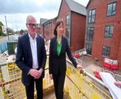 Labours Rachel Reeves joined the West Mids Mayoral Candidate for a look around a housing development in Walsall.