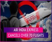 Air India Express has cancelled over 70 flights due to shortage of cabin crew. The cabin crew members have gone on ‘mass sick leave’. As reported by PTI, the cabin crew members have reported sick to protest against alleged mismanagement at the Tata Group-owned airline. Many workers started reporting sick since May 6 evening. And due to shortage of cabin crew members, the airline had to cancel &#92;