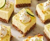 These coconut Key lime cheesecake bars combine the best of Key lime pie﻿, coconut cream pie﻿, and cheesecake﻿ into one next-level treat.