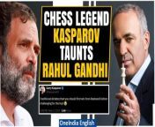 World chess champion Garry Kasparov indirectly criticized Congress MP Rahul Gandhi&#39;s candidacy in Raebareli and Wayanad constituencies, suggesting he should win in Raebareli before aiming higher. Kasparov&#39;s remarks follow a Twitter exchange on chess and politics, highlighting Gandhi&#39;s recent foray into the political arena. The move surprises observers and draws varied reactions.&#60;br/&#62; &#60;br/&#62;#GarryKasparov #Kasparov #RahulGandhi #Gandhi #RaeBareli #Chess #ChessChampion #CongressParty #Worldnews #Oneindia #OneindiaNews &#60;br/&#62;~PR.320~ED.103~GR.122~HT.96~