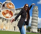 They sat in the sunshine by the Leaning Tower of Pisa and enjoyed a pizza and Aperol Spritz for less than the price of a trip to London.