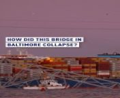 U.S. investigators are searching for answers after a ship crashed into a bridge in #Baltimore. The Francis Scott Key Bridge collapsed on Tuesday, plunging several cars into the river below. Port authorities in Belgium say the ship was also involved in an accident there in 2016. But it’s not clear who’s responsible for this incident. Here’s what we know so far. &#60;br/&#62;#BaltimoreBridgeCollapse #baltimorebridge #bridgecollapse