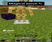 how to build magical block in Minecraft from magical baba movie 9