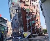 Taiwan’s earthquake monitoring agency gave the magnitude as 7.2 while the U.S. Geological Survey put it at 7.4.