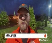 Storm chaser Aaron Jayjack reported live from Kentucky in the aftermath of multiple tornadoes on April 2.