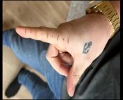 A man has come up with a handy way to help measure things using just his finger - a tattoo of a ruler. &#60;br/&#62;&#60;br/&#62;Steffen Karlsen, 31, asked his partner Julie Strømsnes, 35, to create the fun inking on his right index finger.&#60;br/&#62;&#60;br/&#62;After some convicing, tattoo artist Julie inked the design onto his finger - drawing 10 lines 1cm apart from each other.&#60;br/&#62;&#60;br/&#62;Delighted Steffen says he &#92;